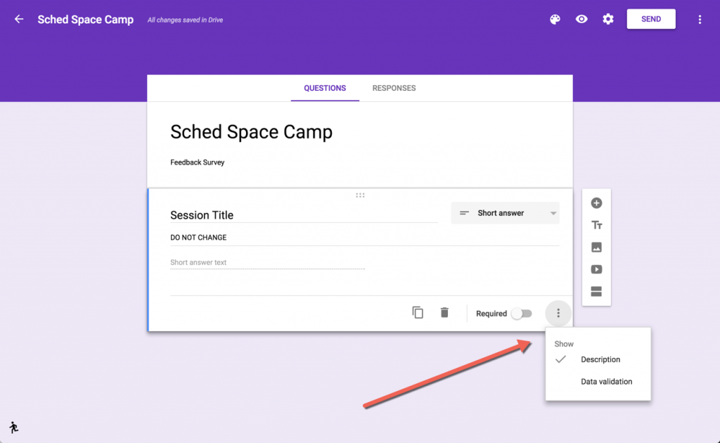 Google Form Description 1