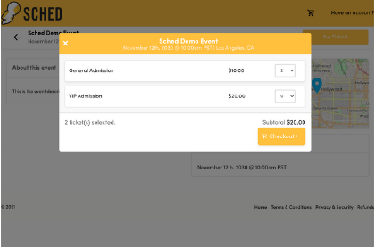 TicketSocket Demo