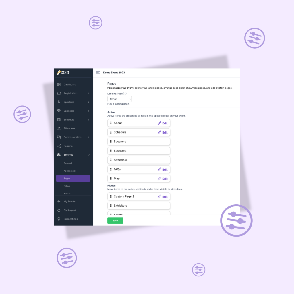 Multiple Custom Pages Page Management