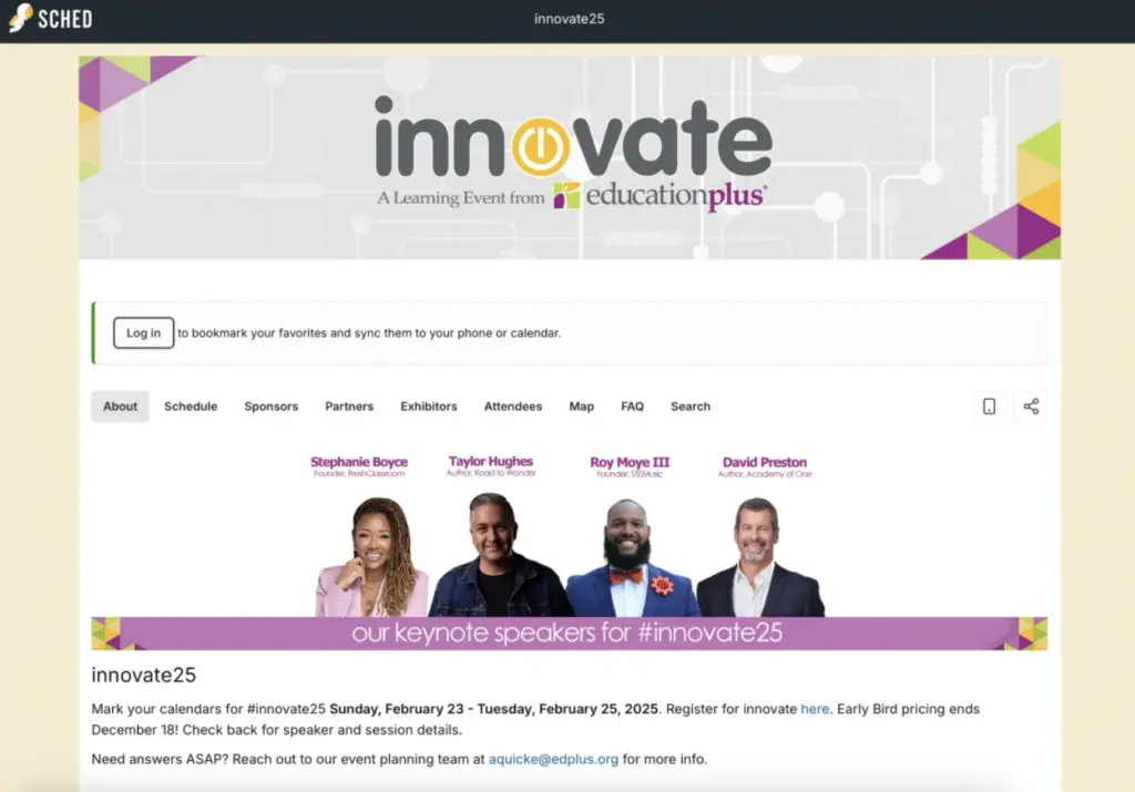 Create A CustomBranded Event Site With Sched