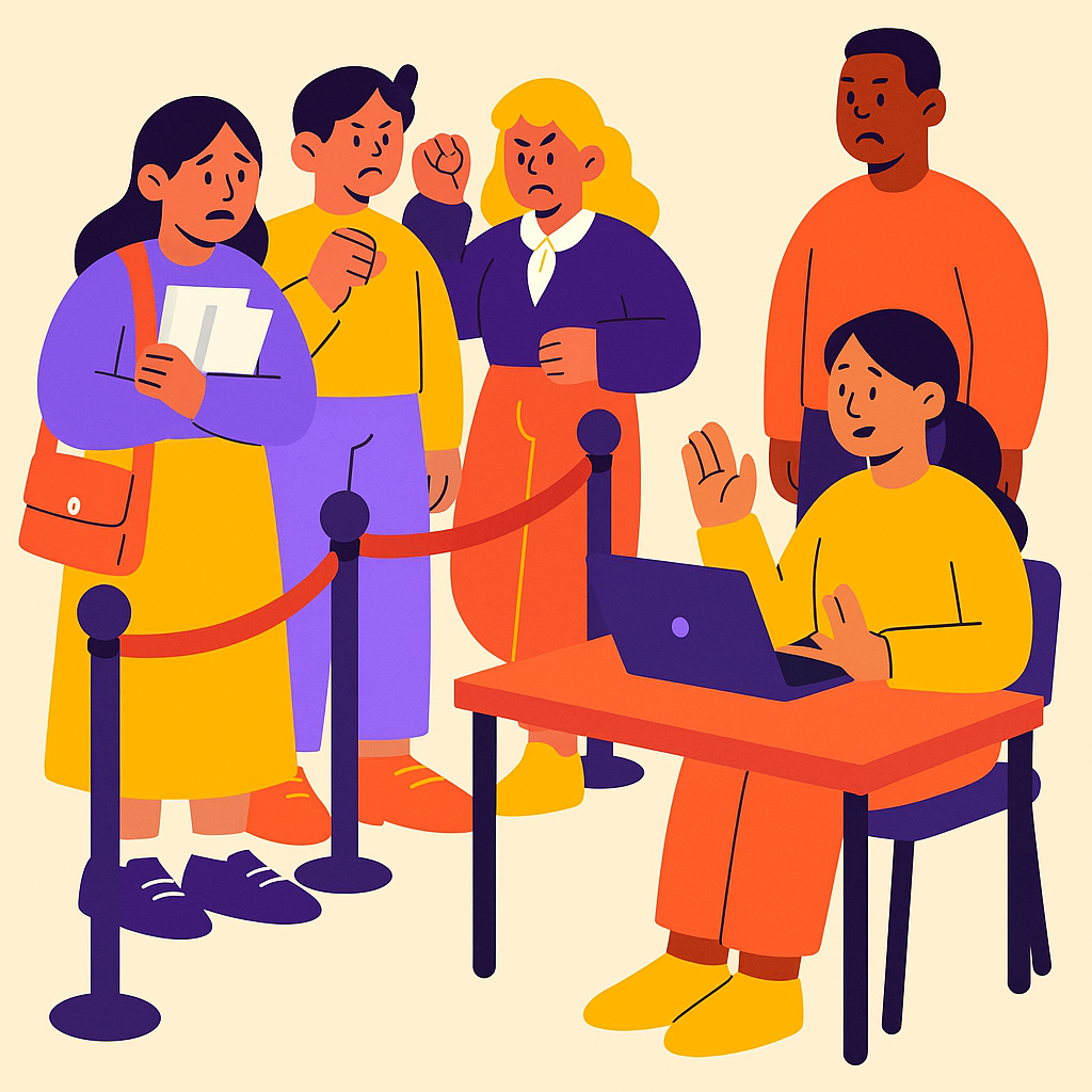 Long Lines Hurt School Events