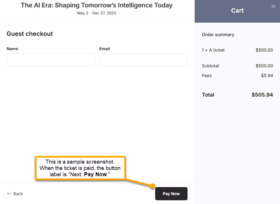 How To Register Using Guest Checkout In Sched 5 Image 3 2